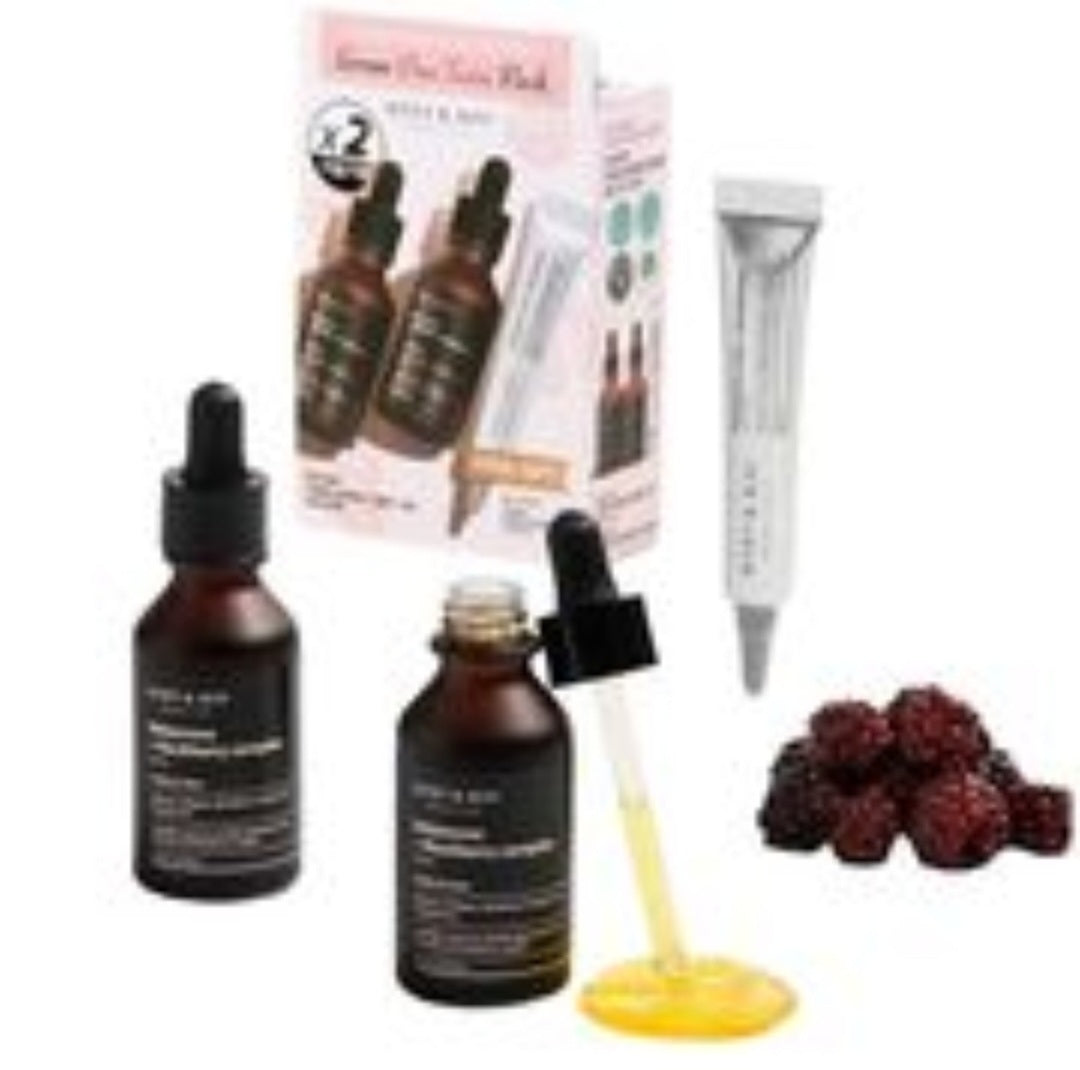 MARY & MAY イデベノン＋ブラックベリー コンプレックス セラム デュオツインパック（2本＋アイクリーム付） - Oberio