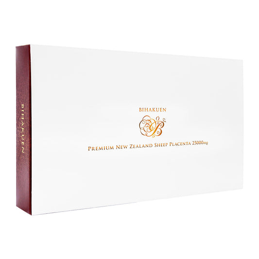 BIHAKUEN プレミアム ニュージーランド羊プラセンタ 25000mg 美容サプリ パッケージ
