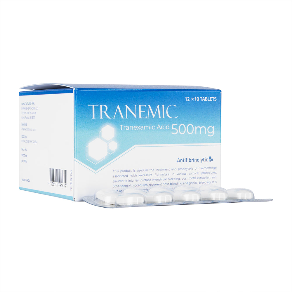 Tranemic 500mg トラネキサム酸 海外正規品 パッケージ画像